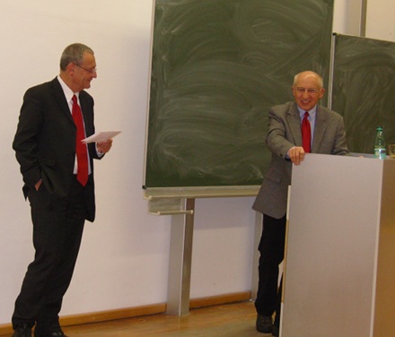 Einführung des Gastreferenten Prof. Dr. Konrad Jarausch durch Prof. Dr. Dr. Dr. h.c. Gerhard Besier