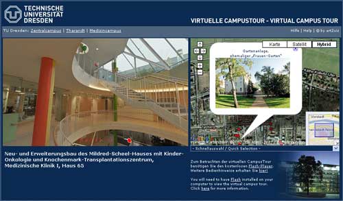 Ansicht Campustour