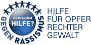 Banner Hilfe für Opfer rechter gewalt