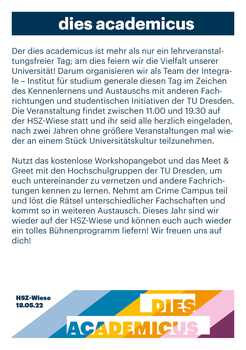 dies academicus kurz erklärt