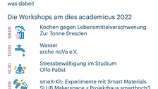 Das Workshopprogramm 2022