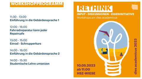 Das Workshopprogramm 2023