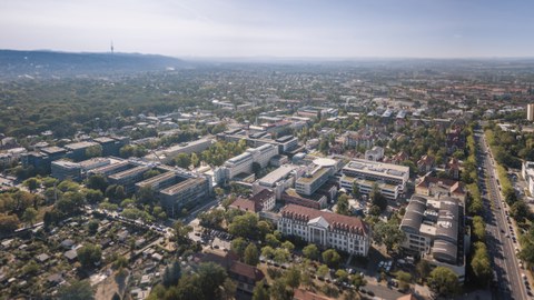 Luftaufnahme Uniklinik