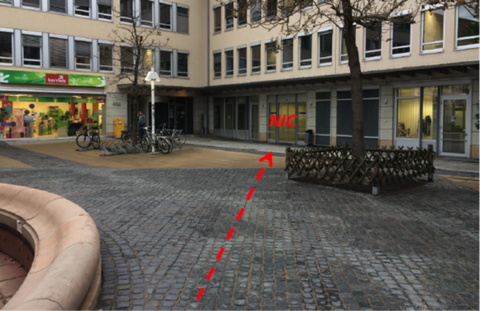 Eingang zum Neuroimaging Center