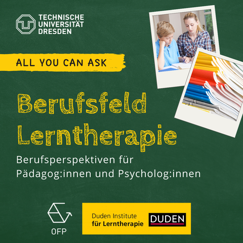 Berufsfeld Lerntherapie  - Berufsperspektiven für Pädagog:innen und Psycholog:innen