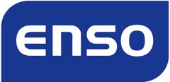 Logo der Enso, einer der Praxispartner von BeING Inside. Vor einem blauen Hintergrund steht in weiß enso.