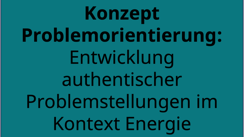 Problemorientierung
