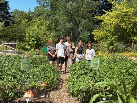 Treffen am Kartoffelprojektbeet