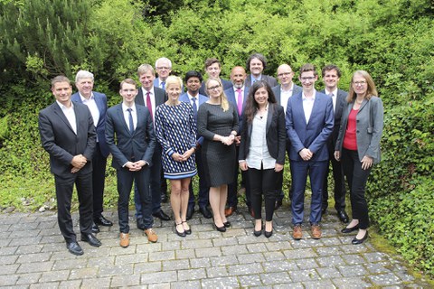 Gruppenbild der Mitglieder des zweiten Graduiertenkollegs