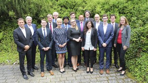 Gruppenbild der Mitglieder des zweiten Graduiertenkollegs