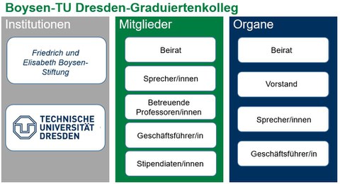 Organisation des Boysen Graduiertenkollegs in englischer Sprache