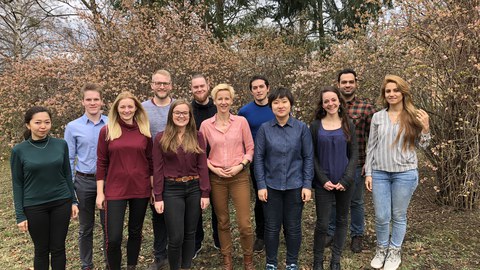 Gruppenbild der neuen Doktorand/innen 