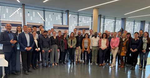 Gruppenbild beil Frühjahrskolloquium des Graduiertenkollegs 2023