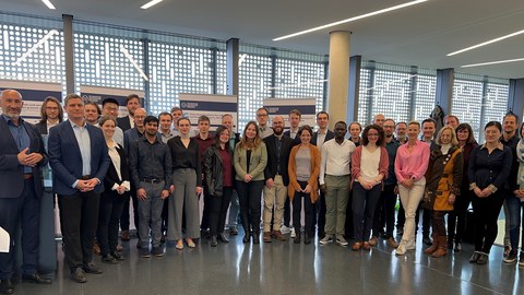 Gruppenbild beil Frühjahrskolloquium des Graduiertenkollegs 2023