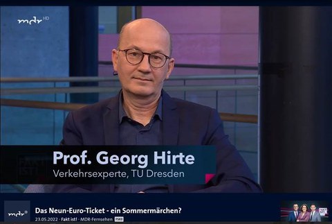 Professor Hirte zu Gast bei der Fernsehshow Fakt ist