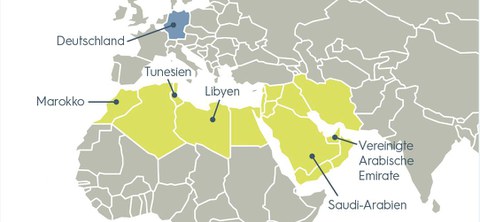 Übersicht der MENA Regionen