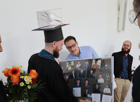 die fotocollage vom dritten graduiertenkolleg als abschiedsgeschenk