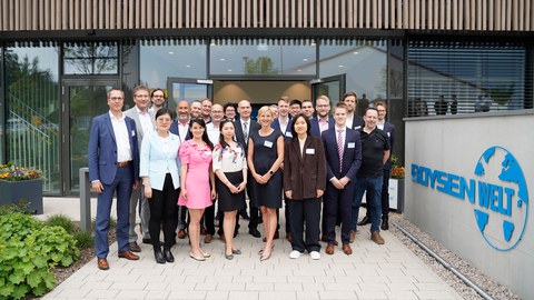 Gruppenfoto des Graduiertenkollegs während der Doktorandentage