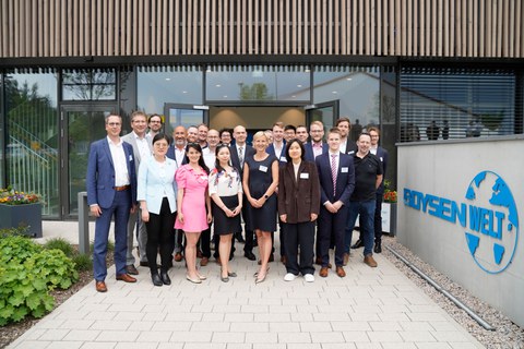 Gruppenfoto des Graduiertenkollegs während der Doktorandentage