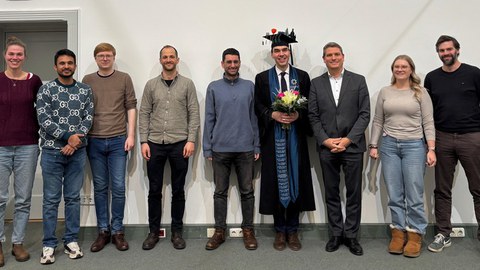 Lauritz Bühler (Mitte) 