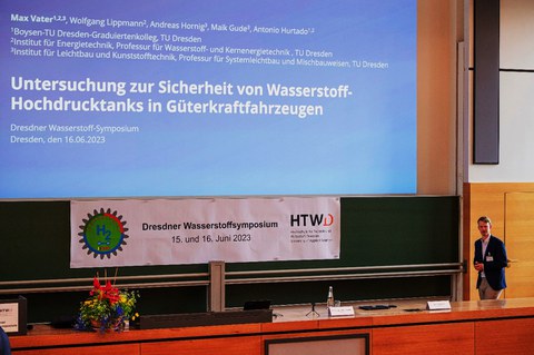 Vortrag beim Dresdner Wasserstoffsymposium der HTW