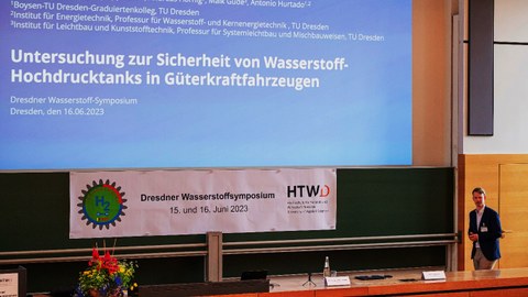 Vortrag beim Dresdner Wasserstoffsymposium der HTW