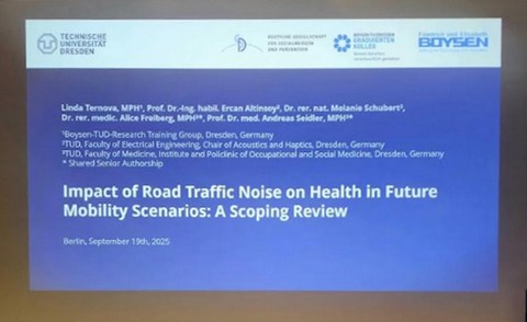 Die Präsentation von Kollegiatin Linda Ternova.