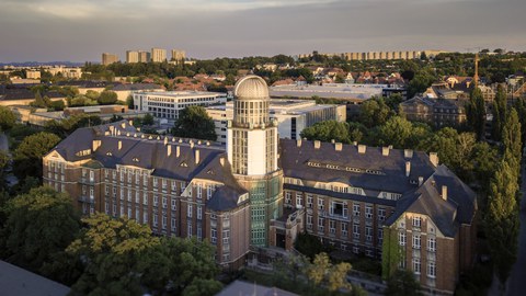 Luftaufnahme TUD Campus