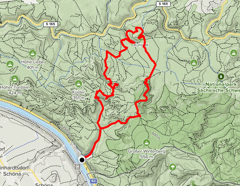 Wanderroute zum Projekttag