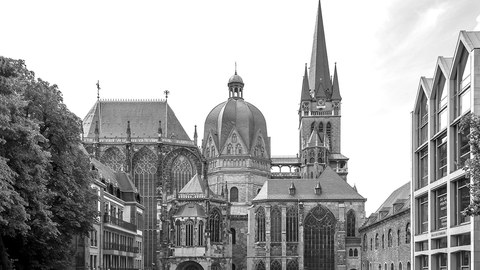 Aachener Dom, Ansicht Katschhof