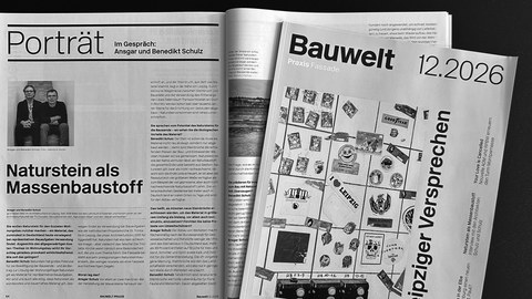 Bauwelt Naturstein als Massenbaustoff