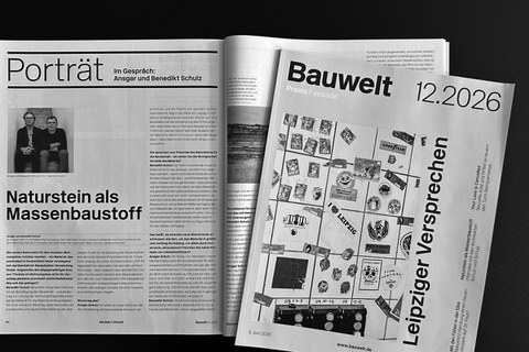 Bauwelt Naturstein als Massenbaustoff