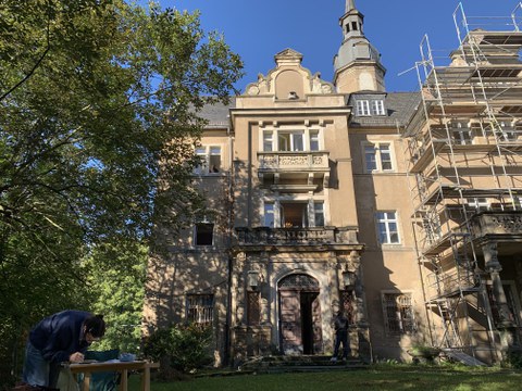 Schloss Altroßthal, Gartenansicht