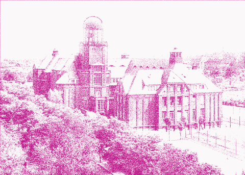 Technische Universität Dresden, Institustgebäude Beyer-Bau, ca. 1928