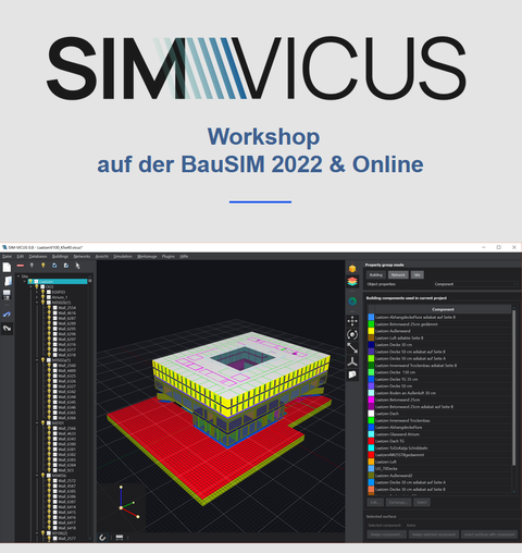 SIM-VICUS Nutzeroberfläche