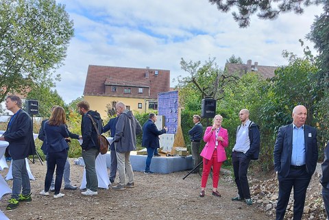 Fachlicher Austausch während des Pressetermins