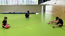 Übungen für Blindenfußball