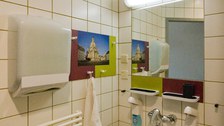 Bild eines demenzfreundlichen Patientenbades