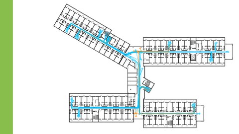 Grundriss Klinik