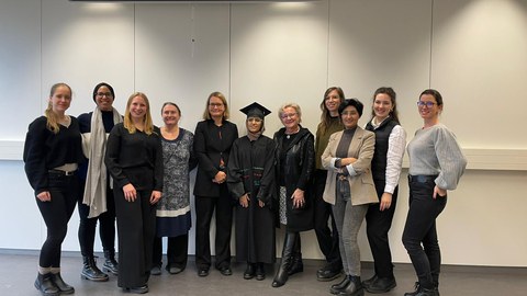 Verteidigung Fatemeh Dissertation - Gruppenfoto