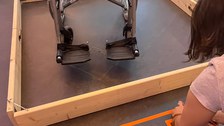 Rollstuhl im Wenderadius von 1,50 Metern