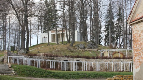 Foto zeigt die Gartenanlage in Buchwald.