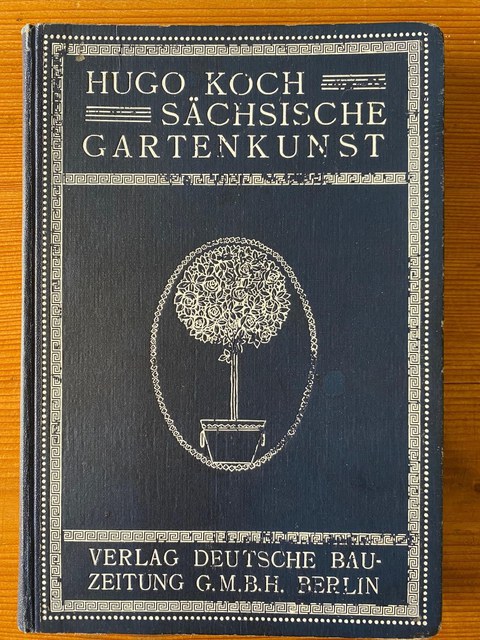 Cover von Hugo Kochs "Sächsische Gartenkunst"