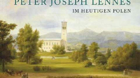 Foto zeigt das Cover von Marcus Köhlers und Christop Haase' Buch "Die Gärten Peter Joseph Lennès im heutigen Polen".