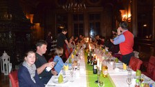 Foto zeigt den Speisesaal im Schloss in Thammenhain.