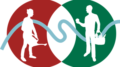 graphische Darstellung des Logos zum Forschungsprojekt stadtpartheland