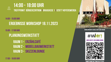 Programmflyer der Planungswerkstatt am 07.02.2024