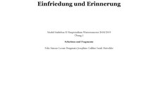 Einfriedung und Erinnerung Seite 1