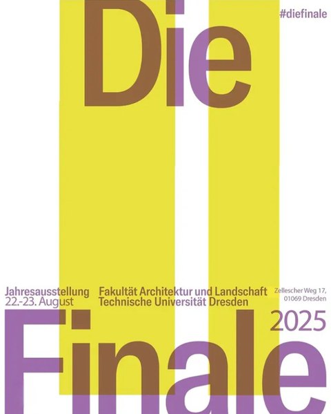 Plakat für die Finale Veranstaltung