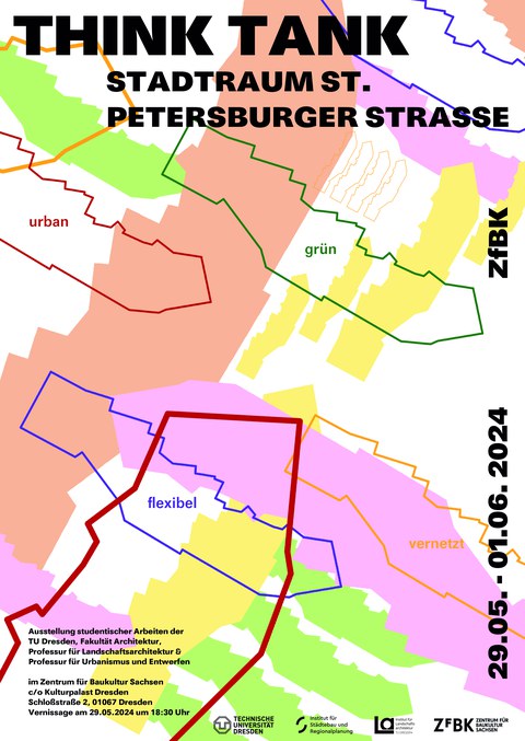 Ausstellungsplakat St. Petersburger Straße